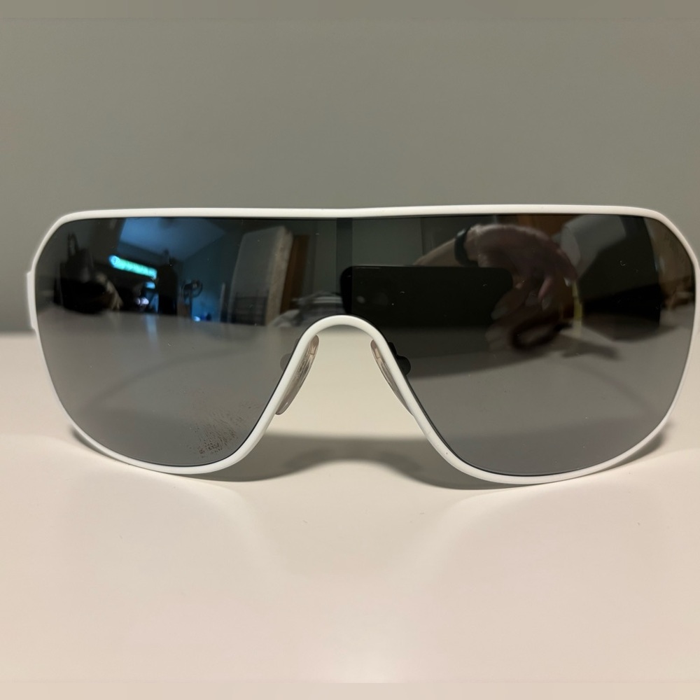 PRADA NEW White Mirrored Sunglasses